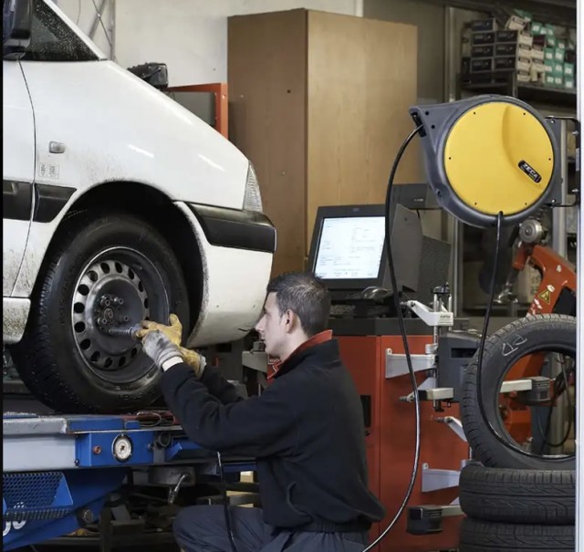 Zeca slangetrommel for trykkluft Ø10mm - 16m