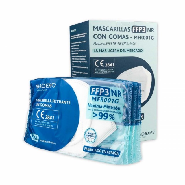 Radex FFP3 Støvmaske uten ventil - Hvit