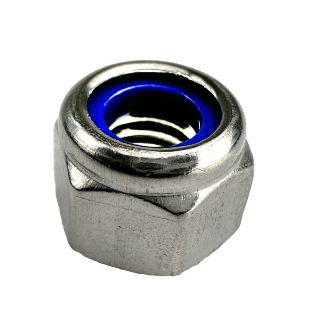 ﻿Låsemutter høy M16 A4 Syrefast DIN 982