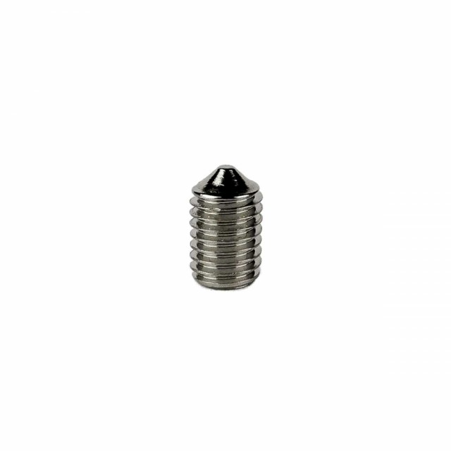 Settskrue med spiss M3x12mm Innvendig sekskant A4 Syrefast DIN 914