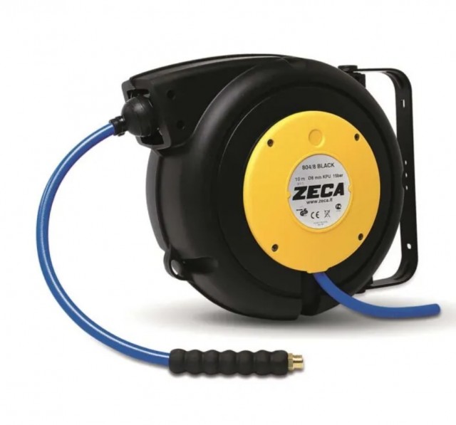 Zeca slangetrommel for trykkluft Ø10mm - 8m