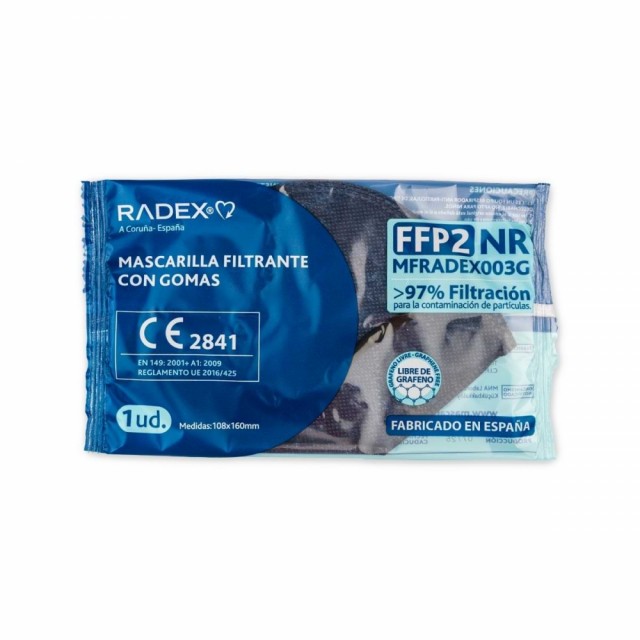 Radex FFP2 Støvmaske uten ventil - Blå