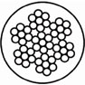 PVC-belagt syrefast wire