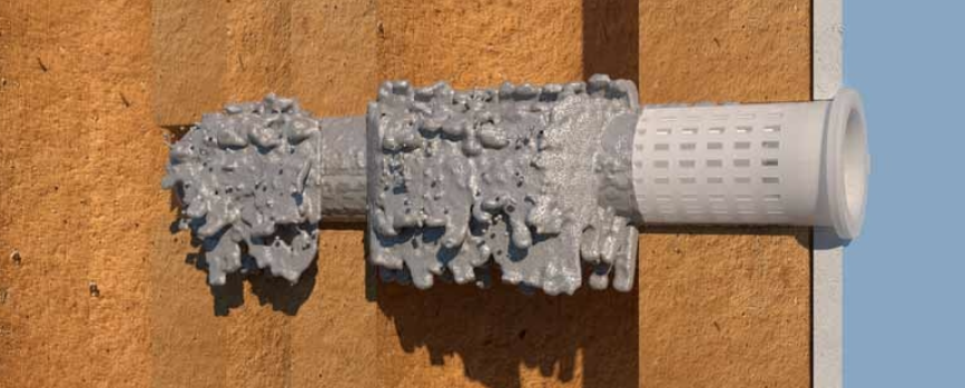 Hylse er viktig for montering i mur