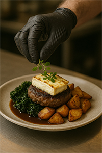 Nitrilhansker er mye brukt i næringsmiddelindustrien