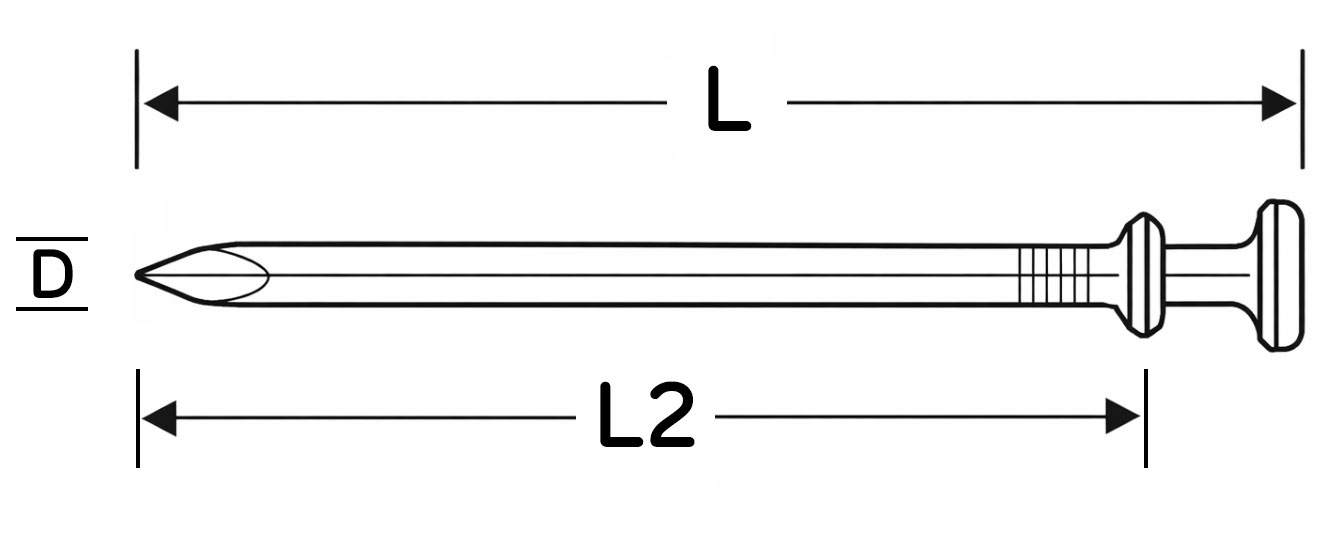 Forskalingsspiker 3,4x75mm