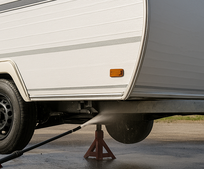 Rustbeskytt campingvogna og bobilen!