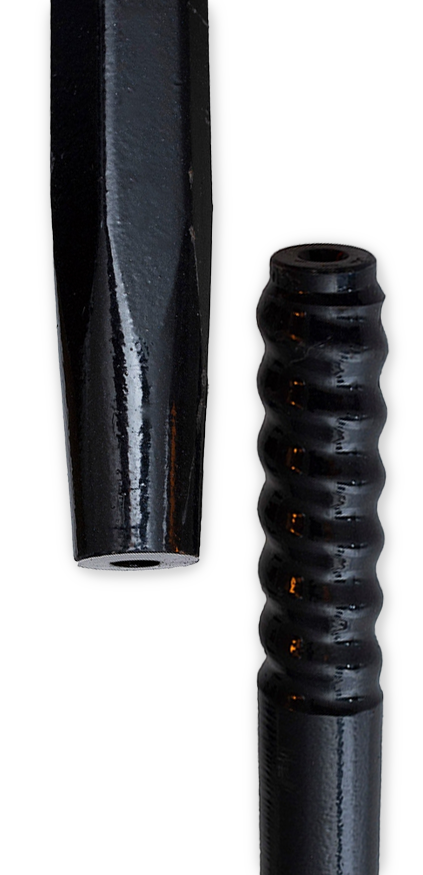 Borstenger - 7-grader kon til venstre, R25 til høyre