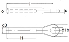 Produktspesifikasjoner, syrefast wireterminal med &oslash;ye