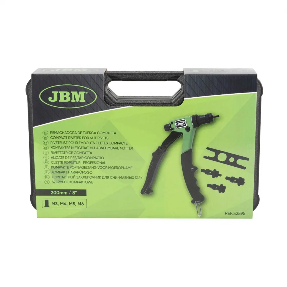 JBM Naglemuttertang 200mm (for Pop Nuts) – bilde 6 av 6