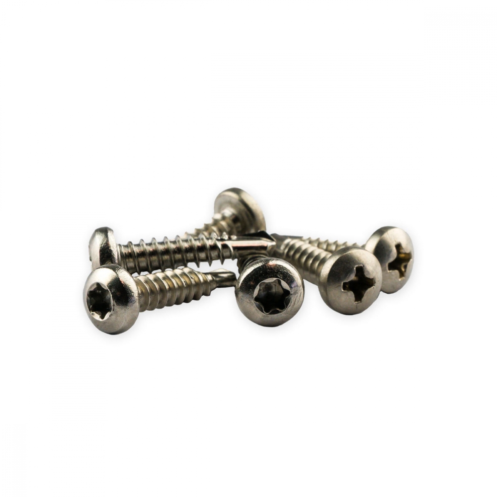 Fasadeskrue med linsehode A4 Syrefast T20 DIN 7504-M 1000 stk. 4,2x13mm