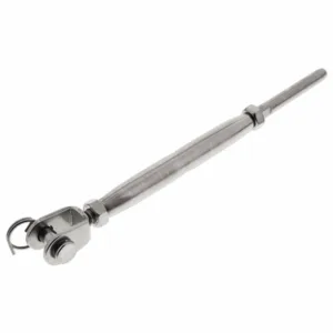 Strekkfisk gaffel/wirefeste (4mm) M8 A4 Syrefast M-8275