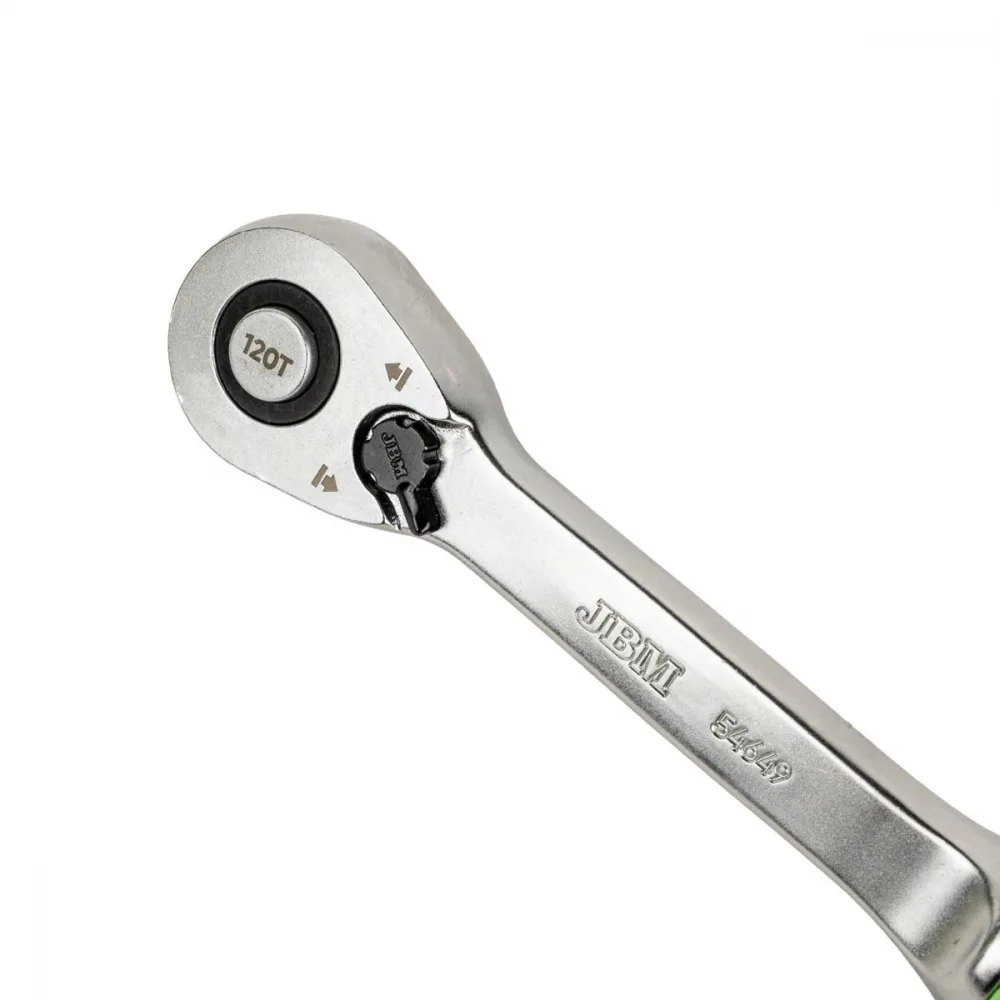 JBM Skralle 1/2" med 120 tenner, 270mm – bilde 3 av 4