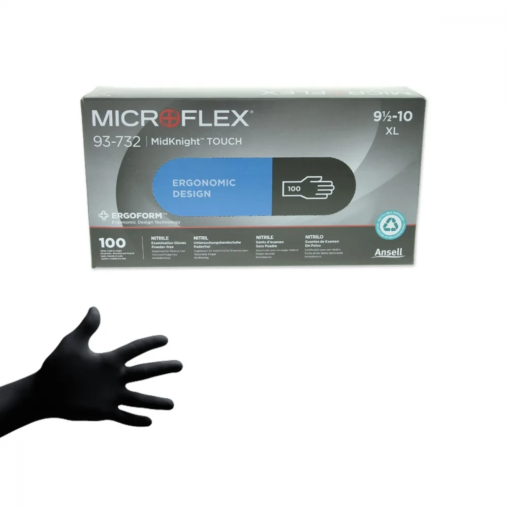 Ansell Microflex Midknight Touch 93-732