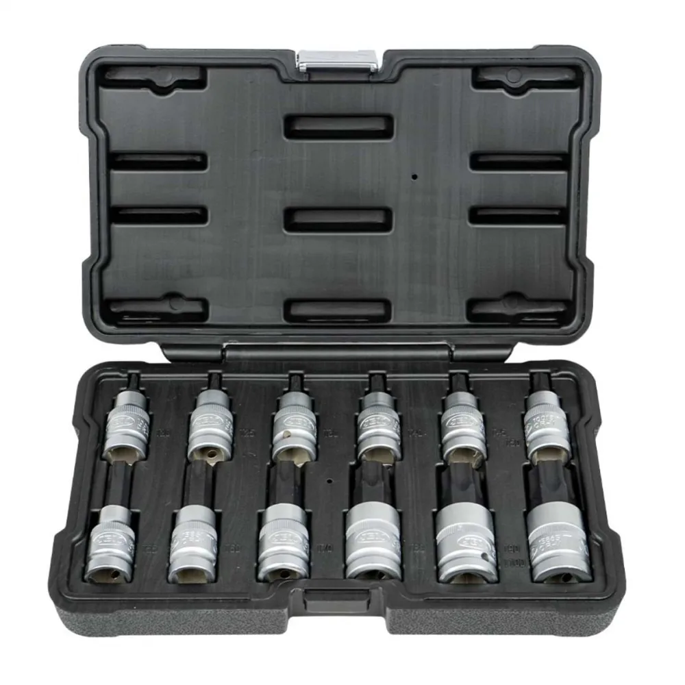 JBM Sett med Torx bitspiper 1/2" - 12 deler