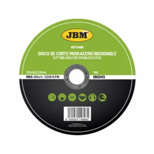JBM Kappeskive 125x1,0mm for rustfritt stål (T41 INOX)