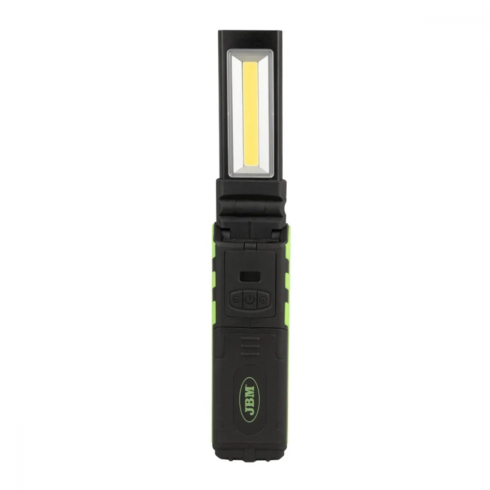 JBM Oppladbar LED-arbeidslampe med magnet og dimmer - 400lm – bilde 2 av 5