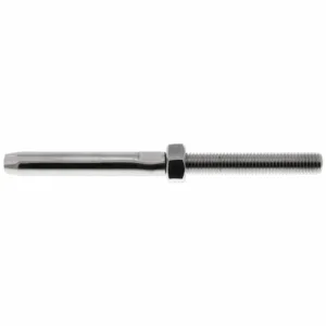 Wireterminal med gjenger M12 (6mm) Høyregjenget A4 Syrefast M-8320