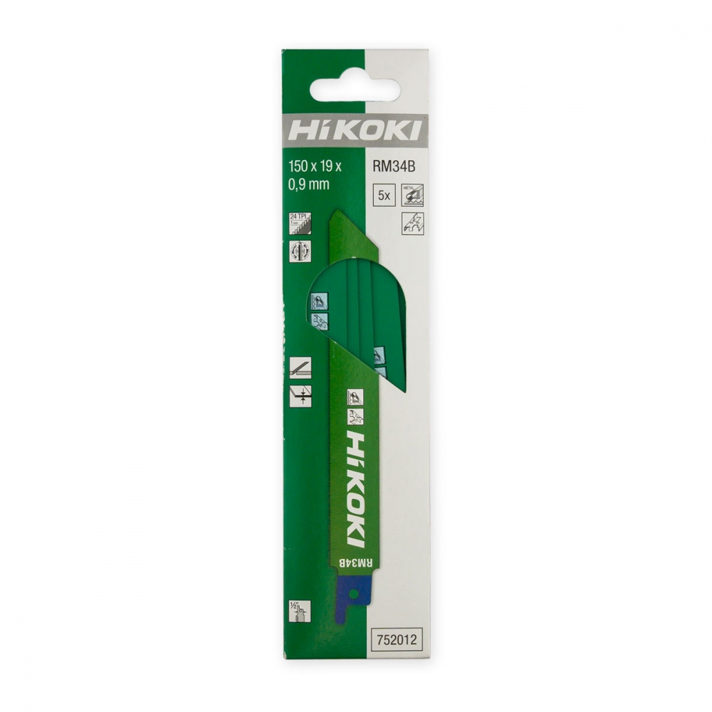 Hikoki Bajonettsagblad for metall 150mm Bimetall 24TPI (5-pack)