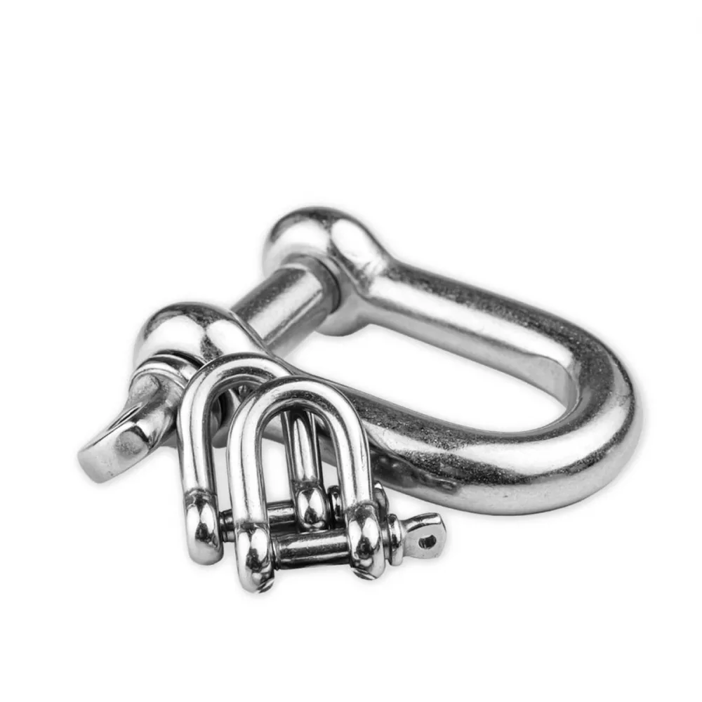 Sjakkel 8mm (D-formet) A4 Syrefast M-8258 – bilde 4 av 5