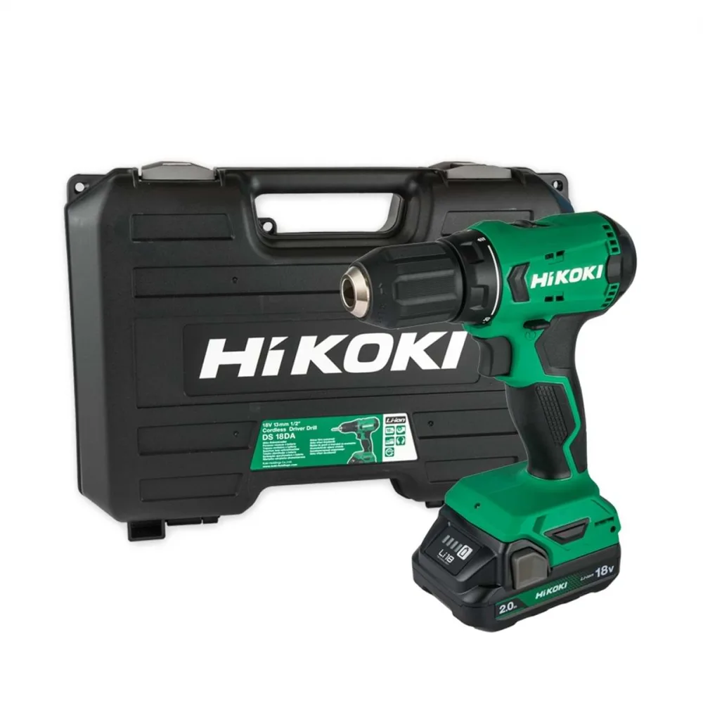 Hikoki Batteridrill 18V - DS18DA med koffert