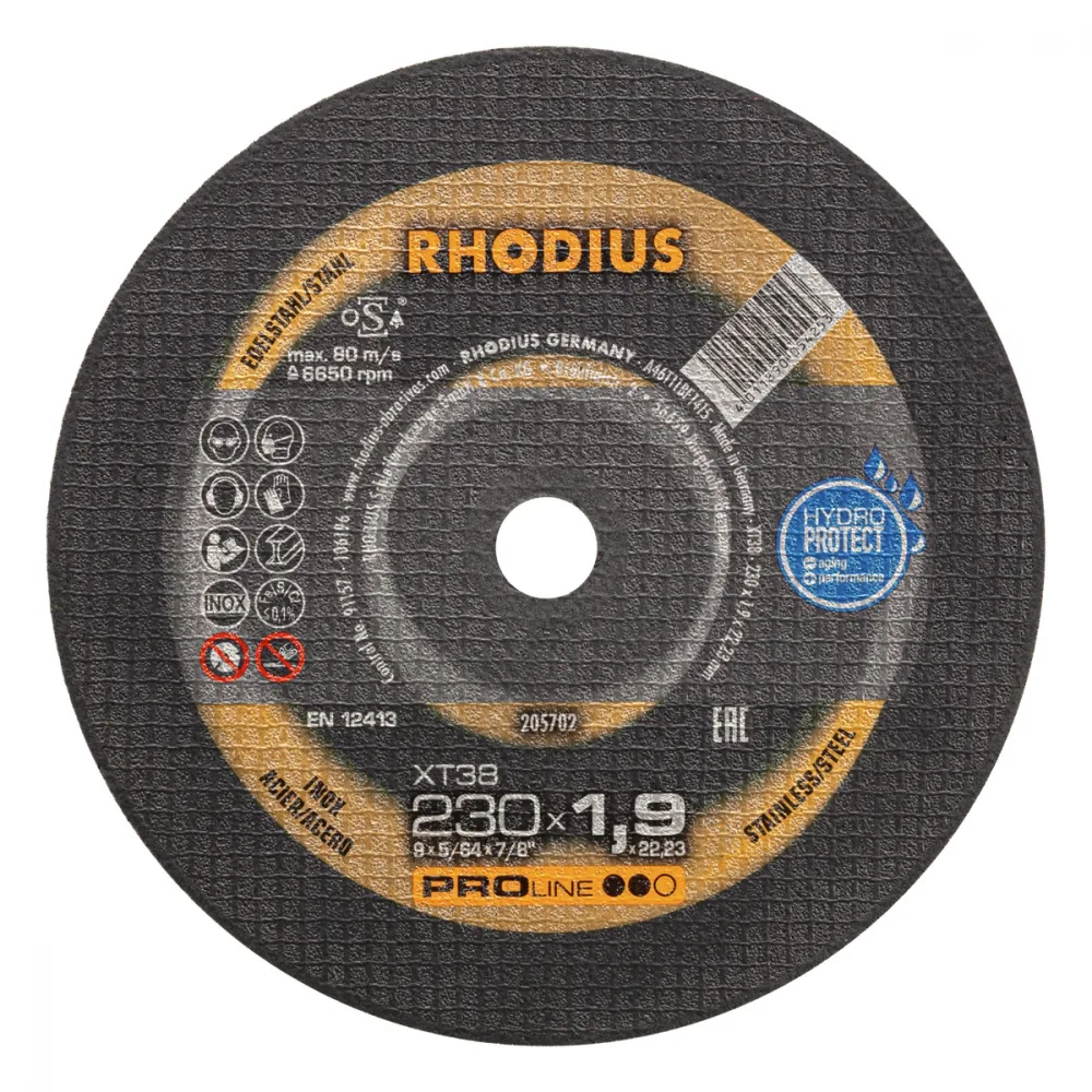 Rhodius XT38 kappeskive 230x1,9 mm