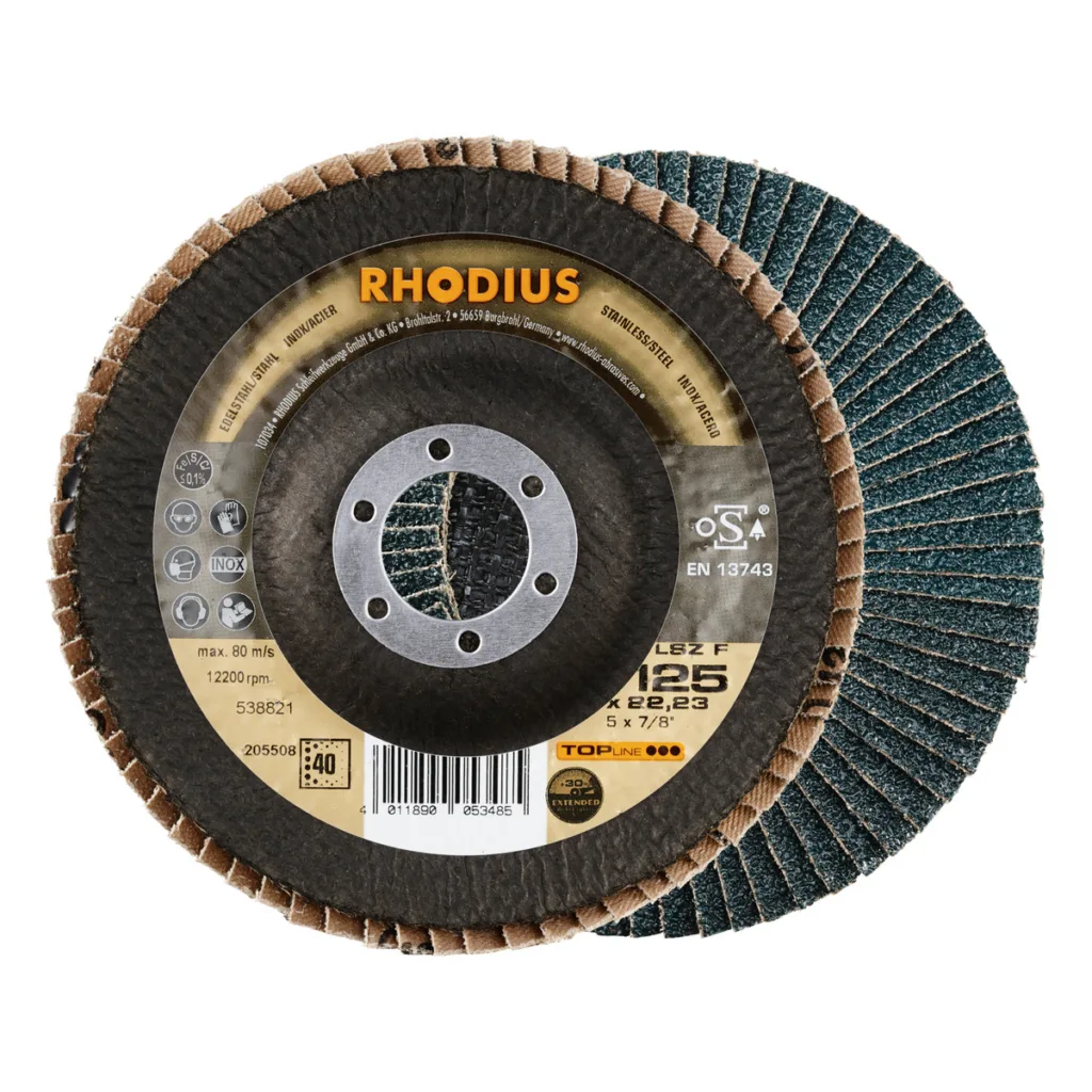 Rhodius LSZ F EXTENDED lamellslipeskive 125 mm K40