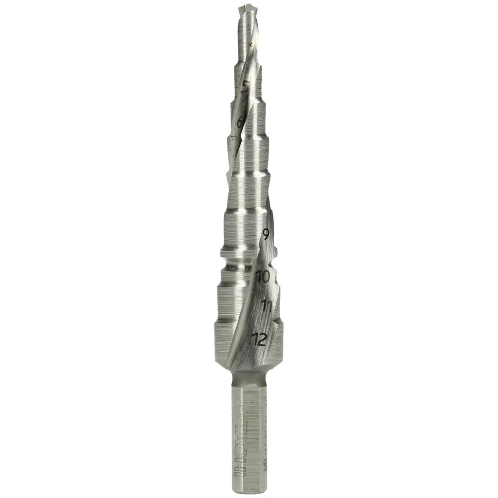 Hikoki Trappebor 4-12mm HSS - 5mm trinn