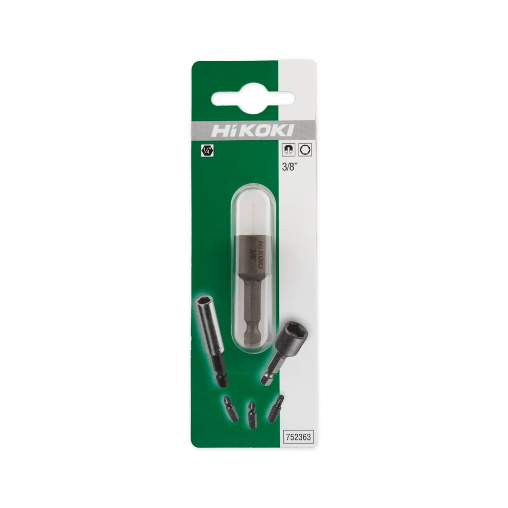 Hikoki 1/4" magnethylse - 3/8"