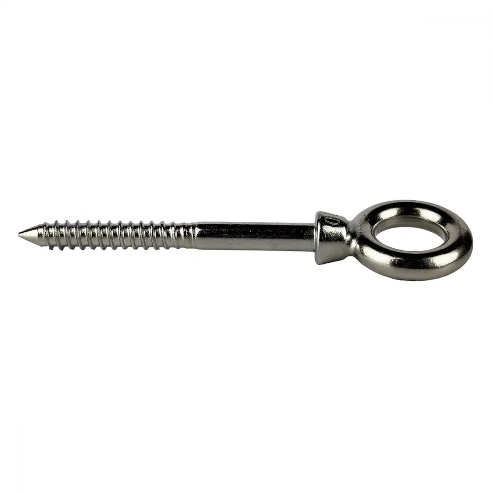 Øyebolt med tregjenger A4 Syrefast M-8268 8x80mm, 8, 80