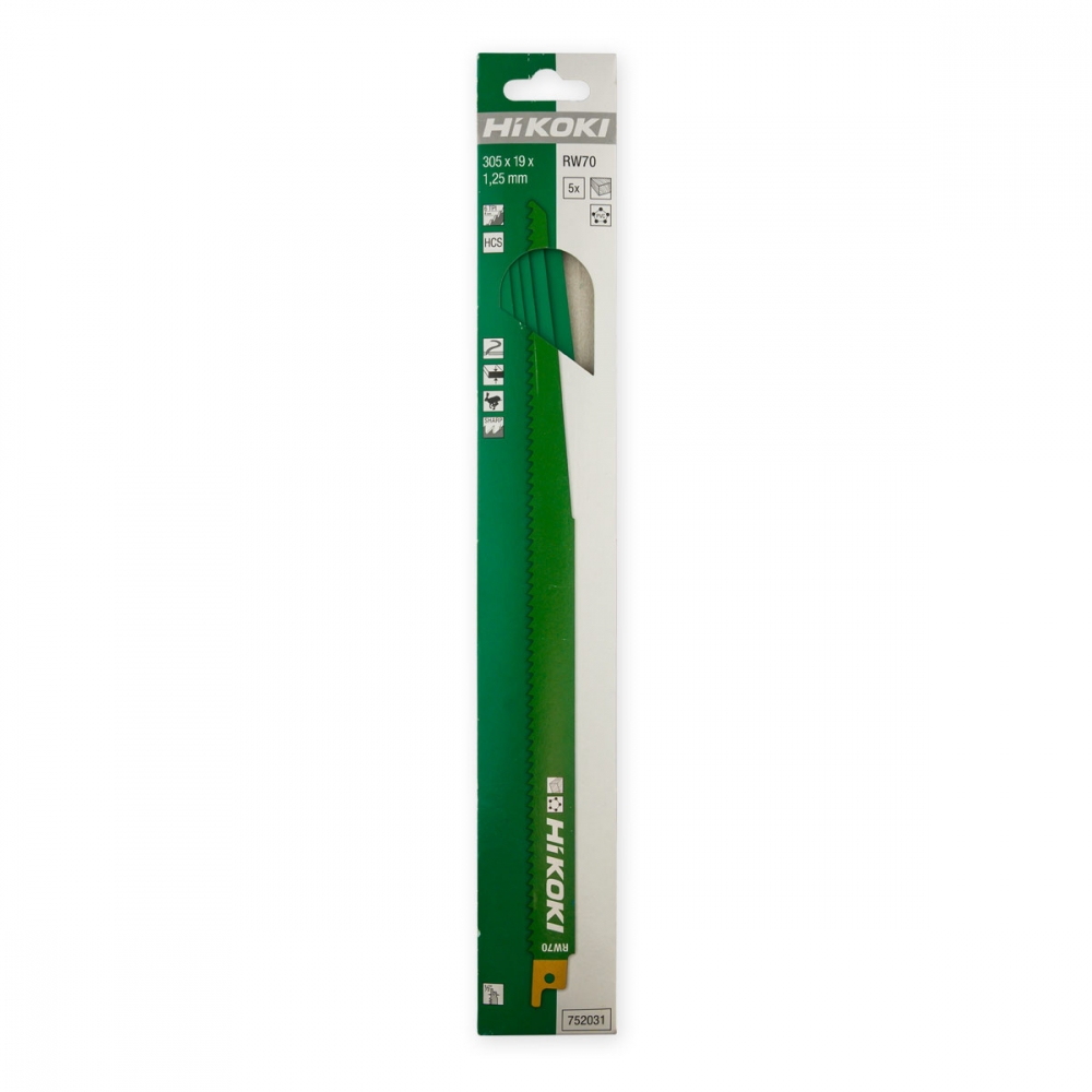 Hikoki Bajonettsagblad for tre 305mm HCS 6TPI (5-pack)