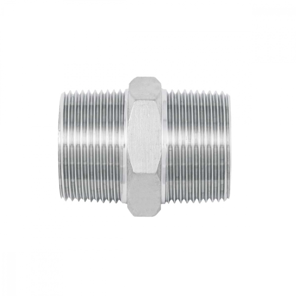 Ansatsnippel 1/4" A4 Syrefast
