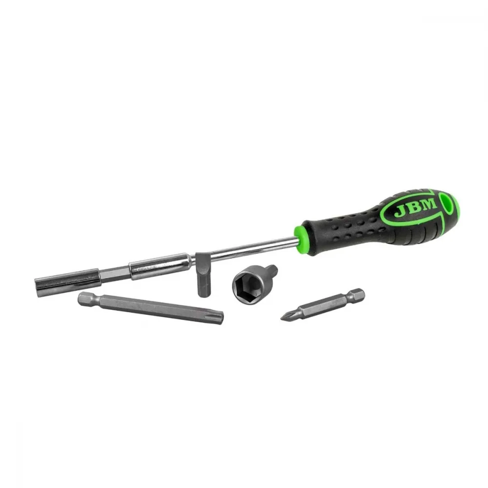 JBM Bitssett 1/4" 25, 50 og 75mm - 208 deler – bilde 4 av 6
