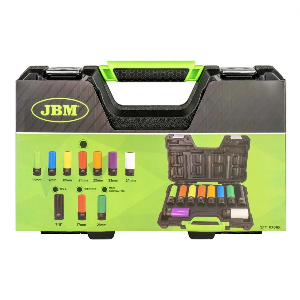 JBM Sett med hjulpiper 1/2" - 10 deler – bilde 5 av 5