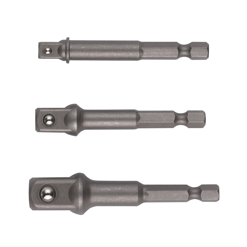 Hikoki Bitsadaptersett 1/4" - 1/4", 3/8", 1/2" sekskant til firkant