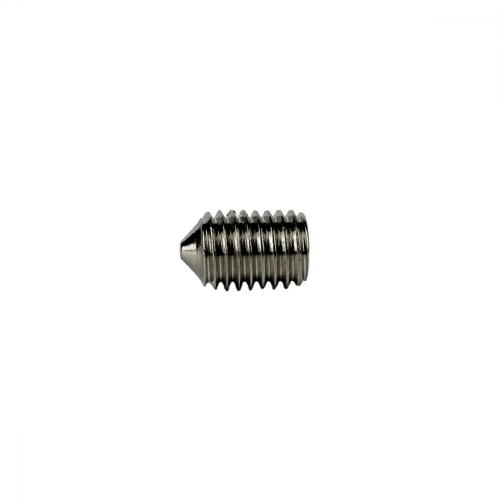 Settskrue med spiss Innvendig sekskant A4 Syrefast DIN 914 M16x16mm, 16, 16