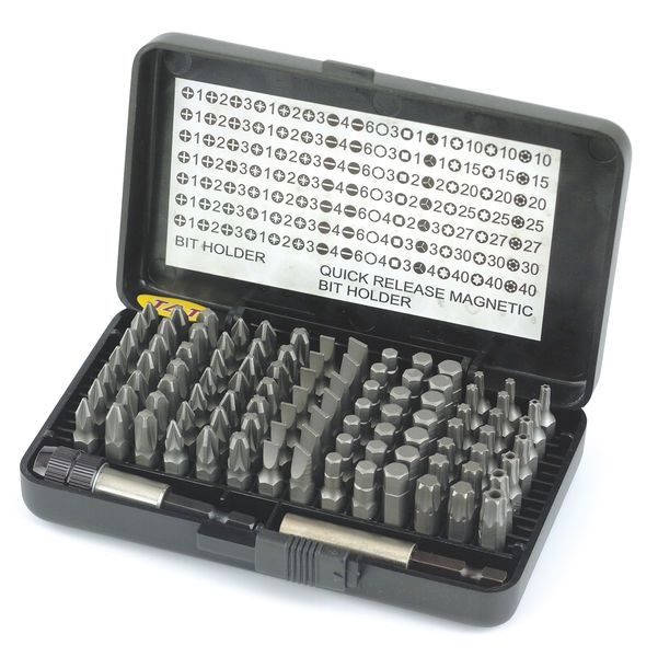 Hikoki Bitssett 1/4" 25mm Assortert - 100 deler