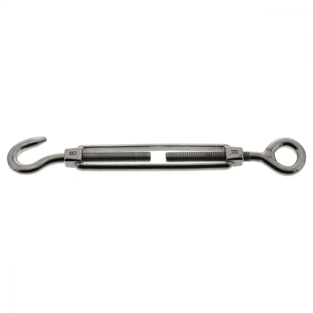 Strekkfisk øye/krok M6 A4 Syrefast M-8246/C