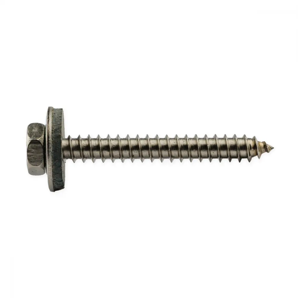 Fasadeskrue med neoprenpakning Rustfri A2 L-9096 200 stk. 4,2x25mm, 4.2, 25