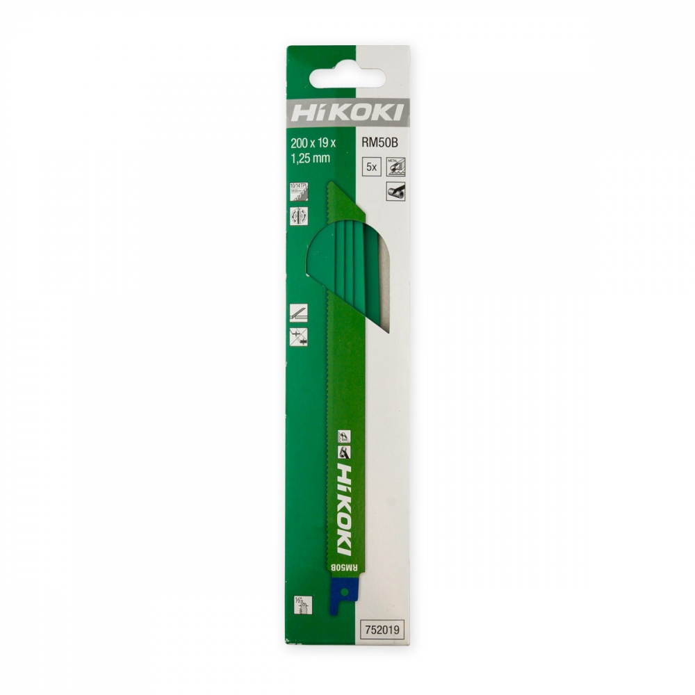 Hikoki Bajonettsagblad for metall 200mm Bimetall 10-14TPI (5-pack)