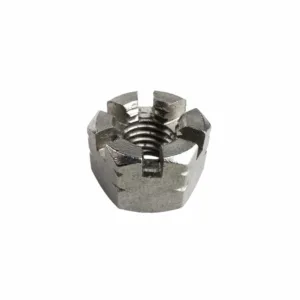 Kronemutter M5 A4 Syrefast DIN 935