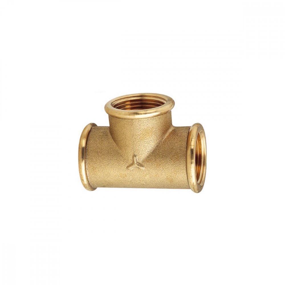 T-stykke 1 1/4" Messing