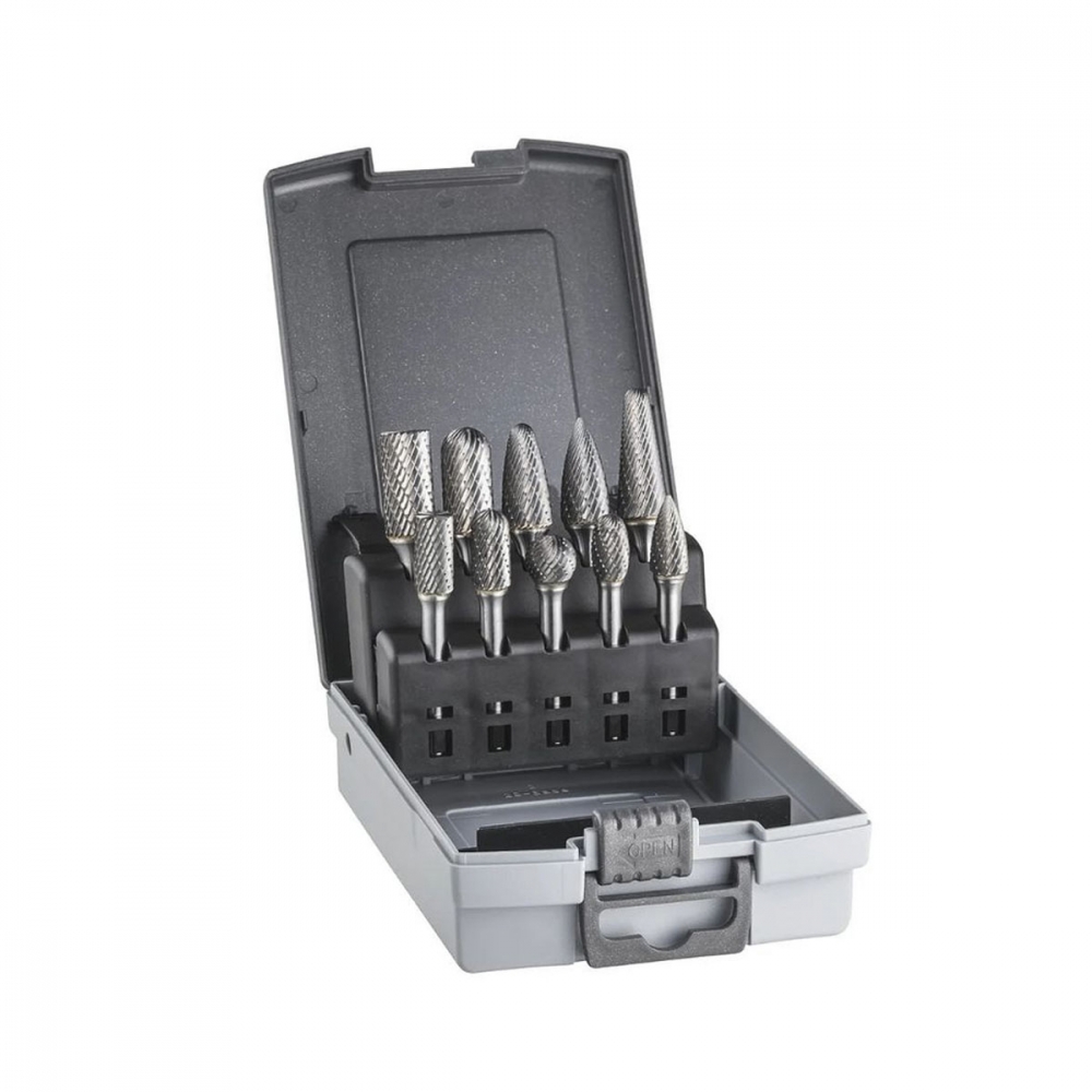 Hikoki Fresesett Carbide (B, C, D, E, F, G, L) - 10 deler