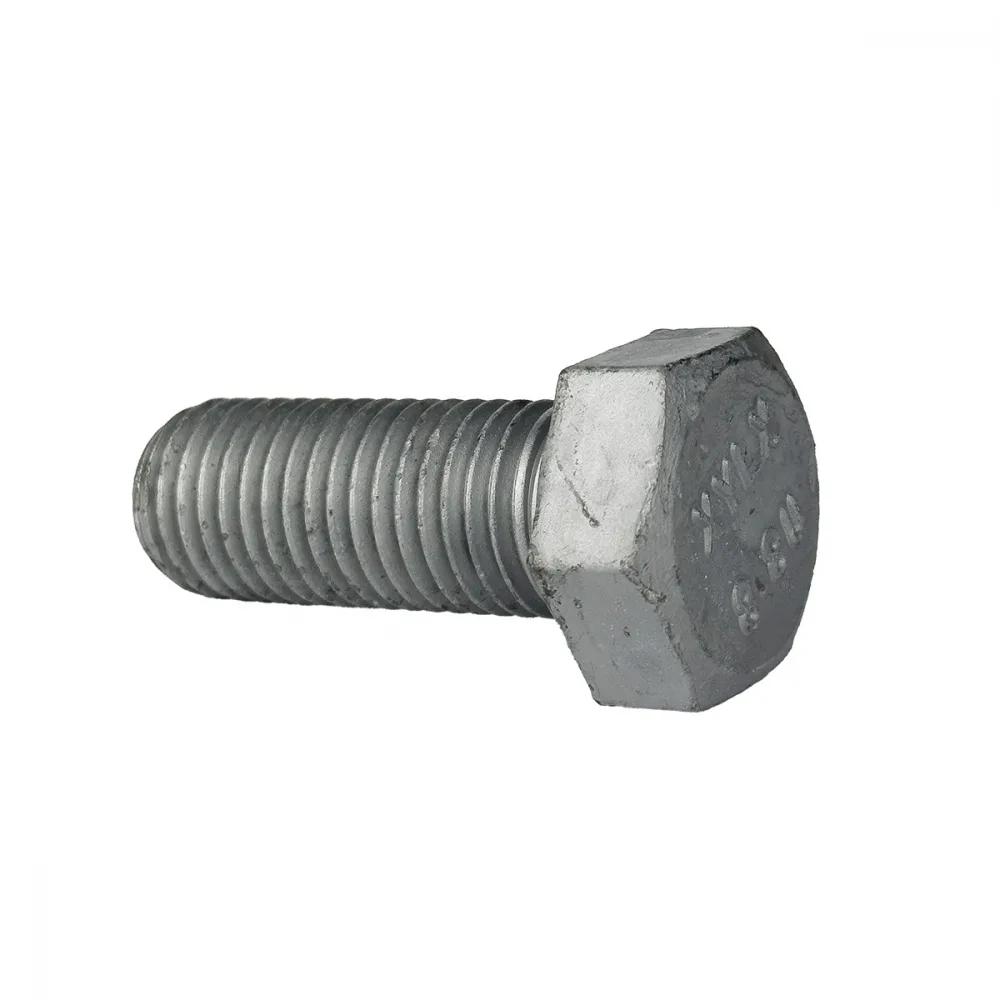 Sekskantskrue HDG 8.8 Helgjenget DIN 933 M10x90mm, 10, 90