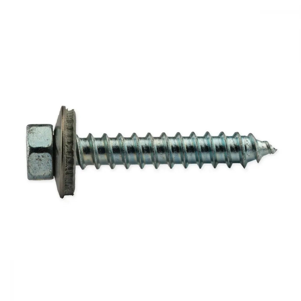 Fasadeskrue med EPDM-pakning Rustfri A2 L-9090 1000 stk. 6,5x19mm