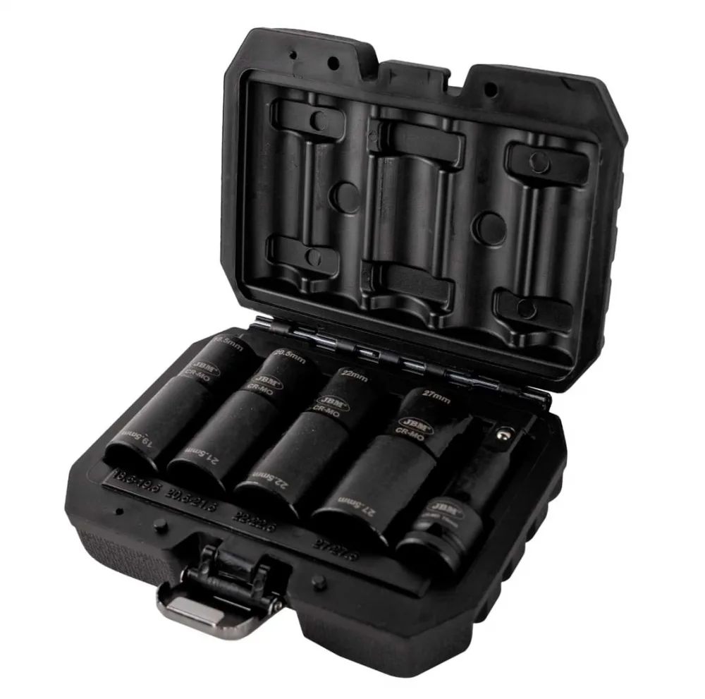 JBM Dobbeltsidige kraftpiper 1/2" - 5 deler