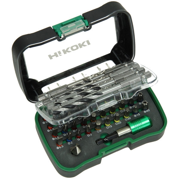 Hikoki Bitssett 1/4" Assortert - 50 deler