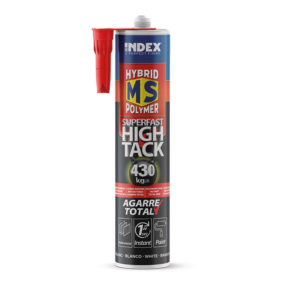 MS-SF - Proff Fugemasse / Lim - Ekstremt hurtig HVIT 290ml