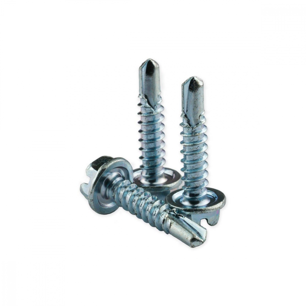 Fasadeskrue Sinkbelagt DIN 7504-L 500 stk. 4,8x19mm