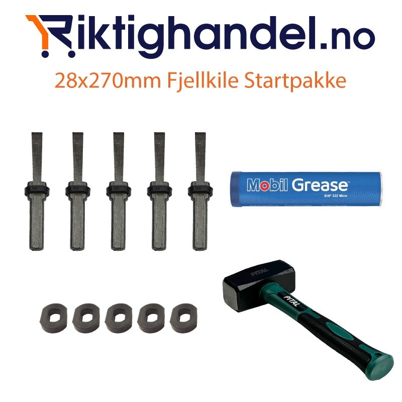 Fjellkile 28x270mm Startpakke